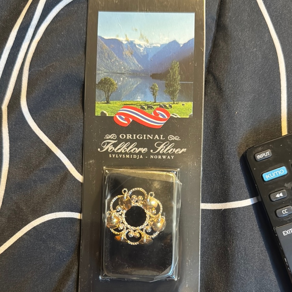 Gold and Silver Brooch